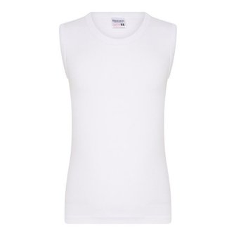 Jongens mouwloos shirt Comfort Feeling Wit