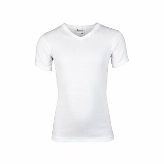 Jongens T-shirt V-hals M3000 Wit