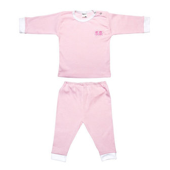 Baby Pyjama M401 met borduur Roze