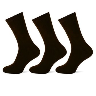 Teckel 3-Pack sokken Zwart