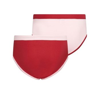 2-Pack Mix&amp;Match Meisjes slips L.Roze/D.Rood