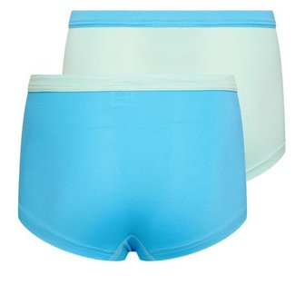 2-Pack Mix&amp;Match Meisjes boxers Mint/Turqouise