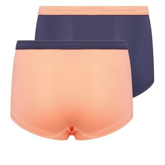 2-Pack Mix&amp;Match Meisjes boxers Zalm/D.Blauw