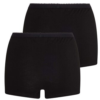 2-pack.Dames panty softly zwart