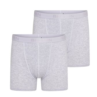 2-pack Heren boxershort Roger Melee Grijs