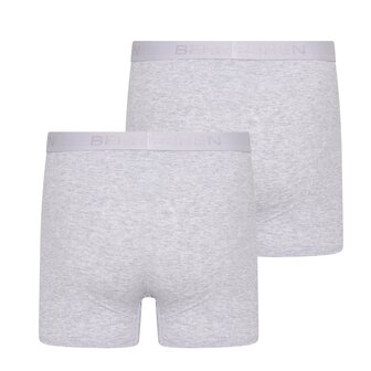 2-pack Heren boxershort Roger Melee Grijs
