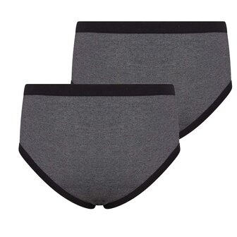 2-pack Beeren Heren slip met gulp Jupiter Zwart