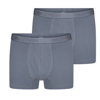 2-pack Beeren Heren boxershort Rolf Grijs (korte pijp)