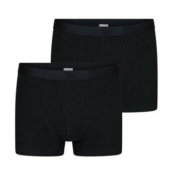 2-pack Beeren Heren boxershort Rolf Zwart (korte pijp)