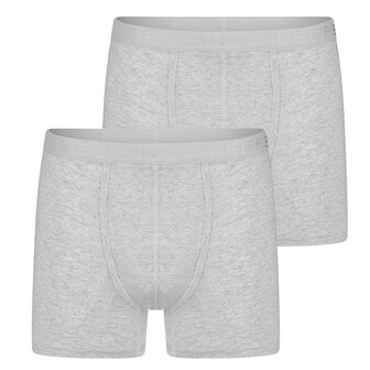 2-pack Heren boxershort Dylan Melee grijs