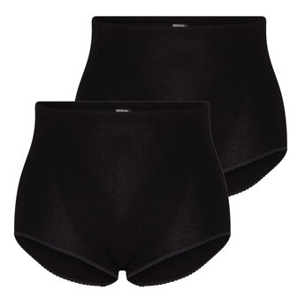 2-pack Dames tailleslip (Maxi) Briljant Zwart