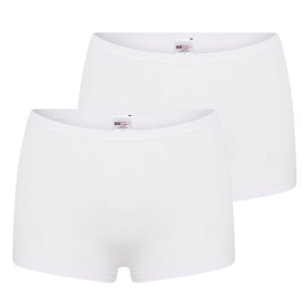 2-pack Dames boxershort Comfort Feeling Wit