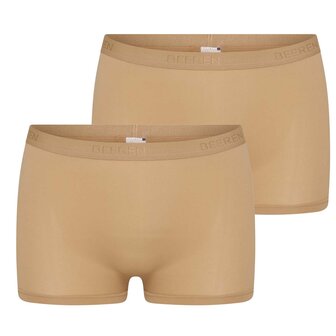 2-pack Dames boxershort Beeren Young Beige