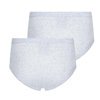 2-pack Beeren Heren slip met gulp M3000 Melee Grijs
