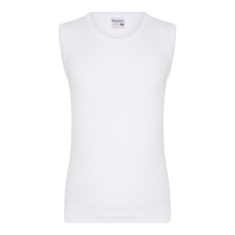 Jongens mouwloos shirt Comfort Feeling Wit