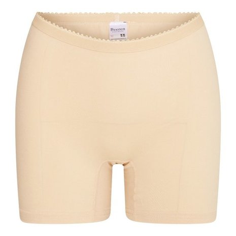 2-pack Dames boxershort softly met lange pijp Beige