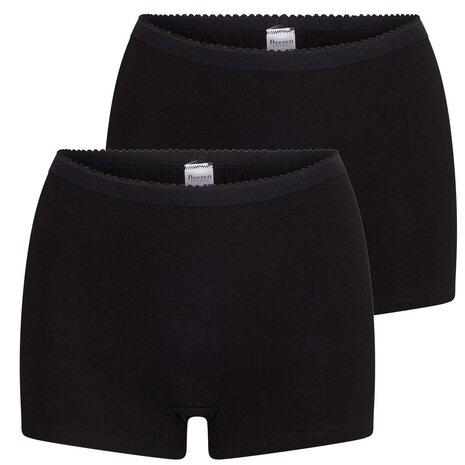 2-pack.Dames panty softly zwart
