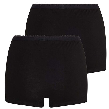2-pack.Dames panty softly zwart