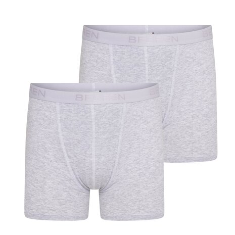 2-pack Heren boxershort Roger Melee Grijs