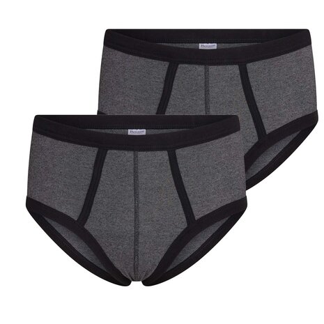 2-pack Beeren Heren slip met gulp Jupiter Zwart