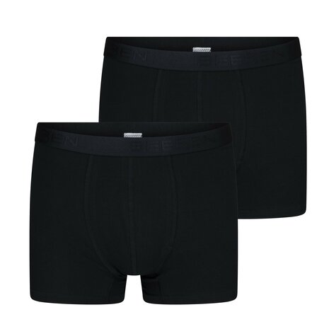 2-pack Beeren Heren boxershort Rolf Zwart (korte pijp)