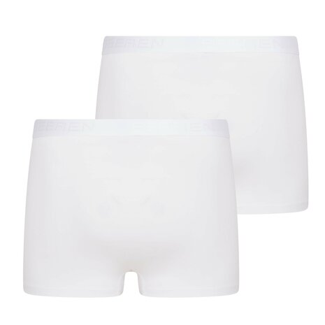 2-pack Beeren Heren boxershort Rolf Wit (korte pijp)