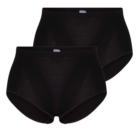 2-pack Dames heupslip (Midi) Briljant Wit