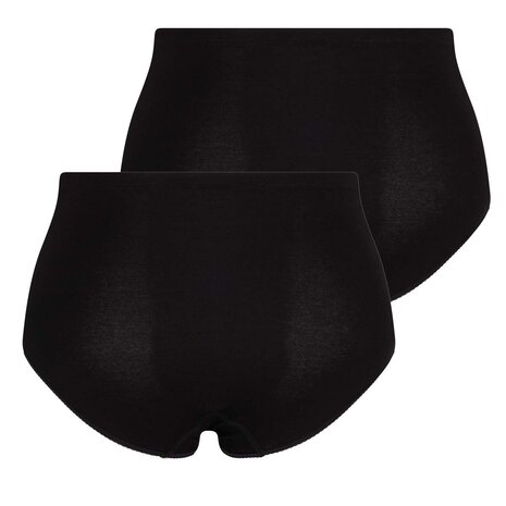 2-pack Dames heupslip (Midi) Briljant Wit