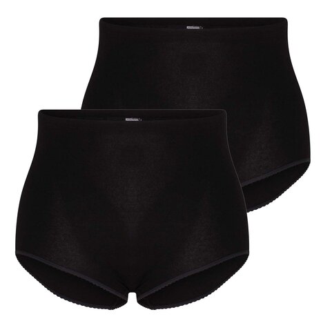 2-pack Dames tailleslip (Maxi) Briljant Zwart