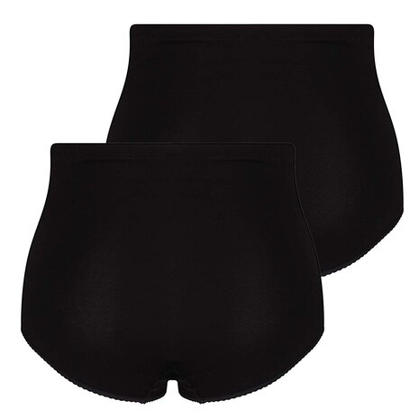 2-pack Dames tailleslip (Maxi) Briljant Zwart