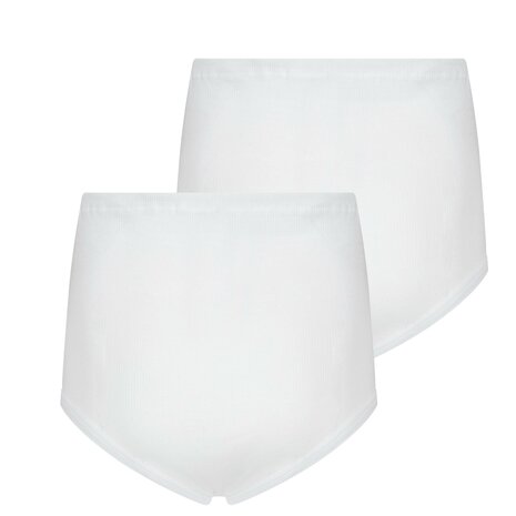 2-pack Beeren Heren tailleslip Startex met gulp Wit