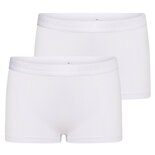 2-pack Meisjes boxershort Comfort Feeling Wit