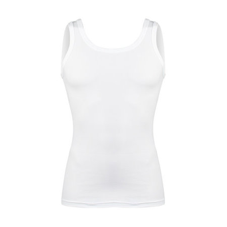 Heren singlet Beeren Young Wit (zachte micro stof)