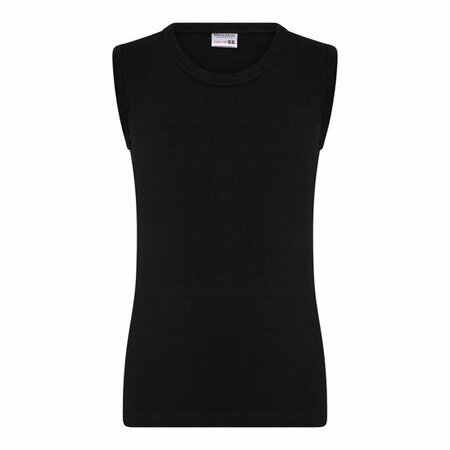 Jongens mouwloos shirt Comfort Feeling Zwart
