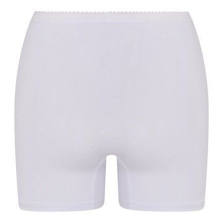 2-pack Dames boxershort Softly met lange pijp Wit