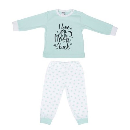 Baby pyjama To The Moon Mint