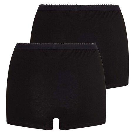 2-pack.Dames panty softly zwart