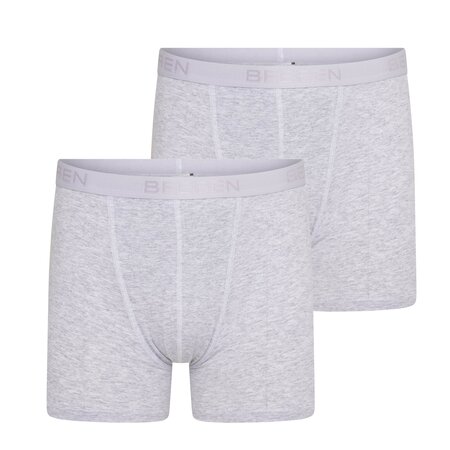 2-pack Heren boxershort Roger Melee Grijs