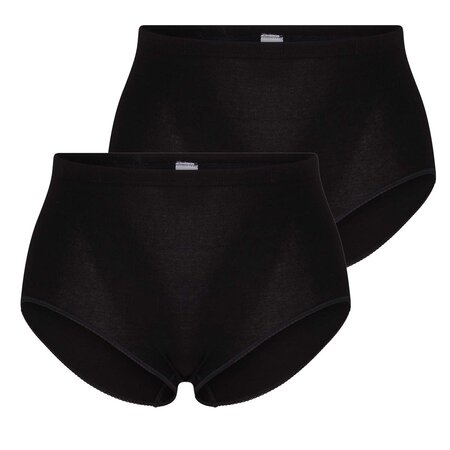 2-pack Dames heupslip (Midi) Briljant Wit