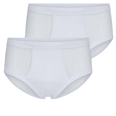 2-pack Beeren heren slip met gulp Briljant Wit