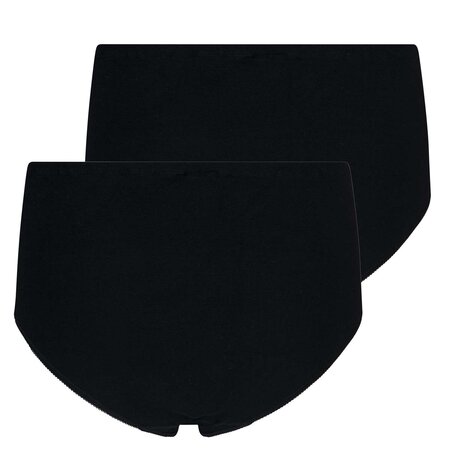 2-pack Dames tailleslip Julia Zwart