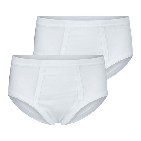 2-pack Jongens slip met gulp M3000 Wit