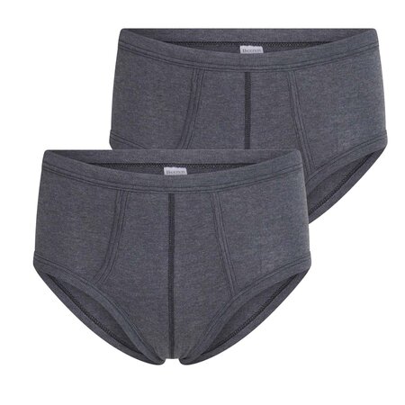 2-pack Beeren Heren slip met gulp M55 Zwart