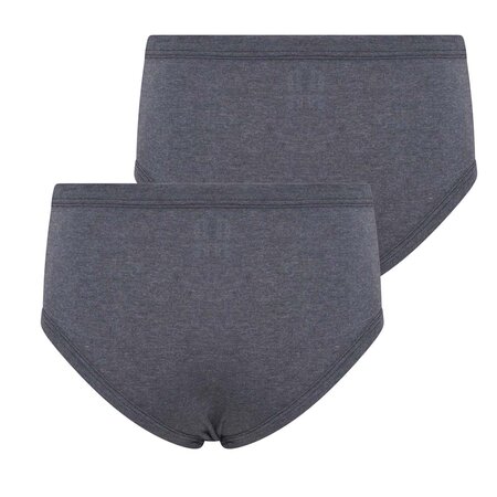 2-pack Beeren Heren slip met gulp M55 Zwart