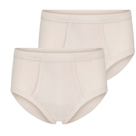 2-pack Beeren Heren slip met gulp M3000 Beige