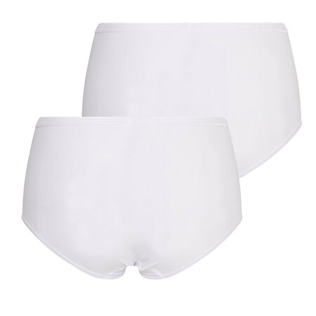 2-pack Dames slip Midi Comfort Feeling Wit
