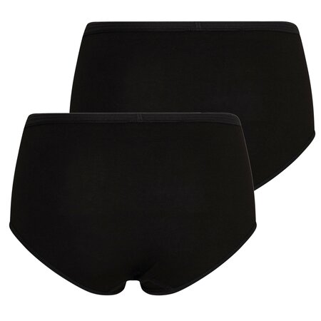 2-pack Dames Midi slip Comfort Feeling Zwart